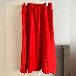 A new day Red Maxi A-Line slip Skirt